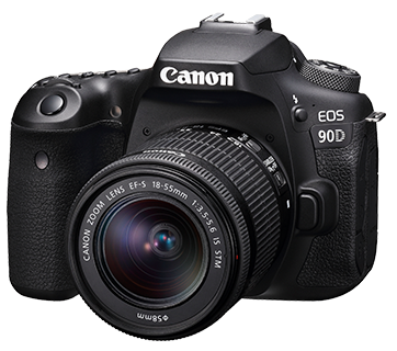 Interchangeable Lens Cameras - EOS 90D (EF-S18-55mm f/3.5-5.6 IS 